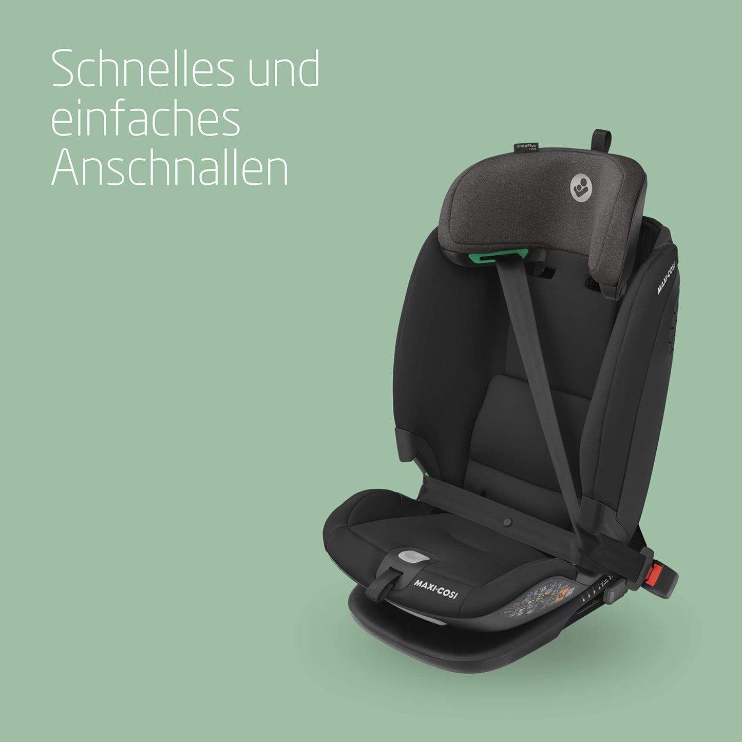 Maxi-Cosi Titan Plus i-Size 76-150cm Mitwachsender Kindersitz Schwarz