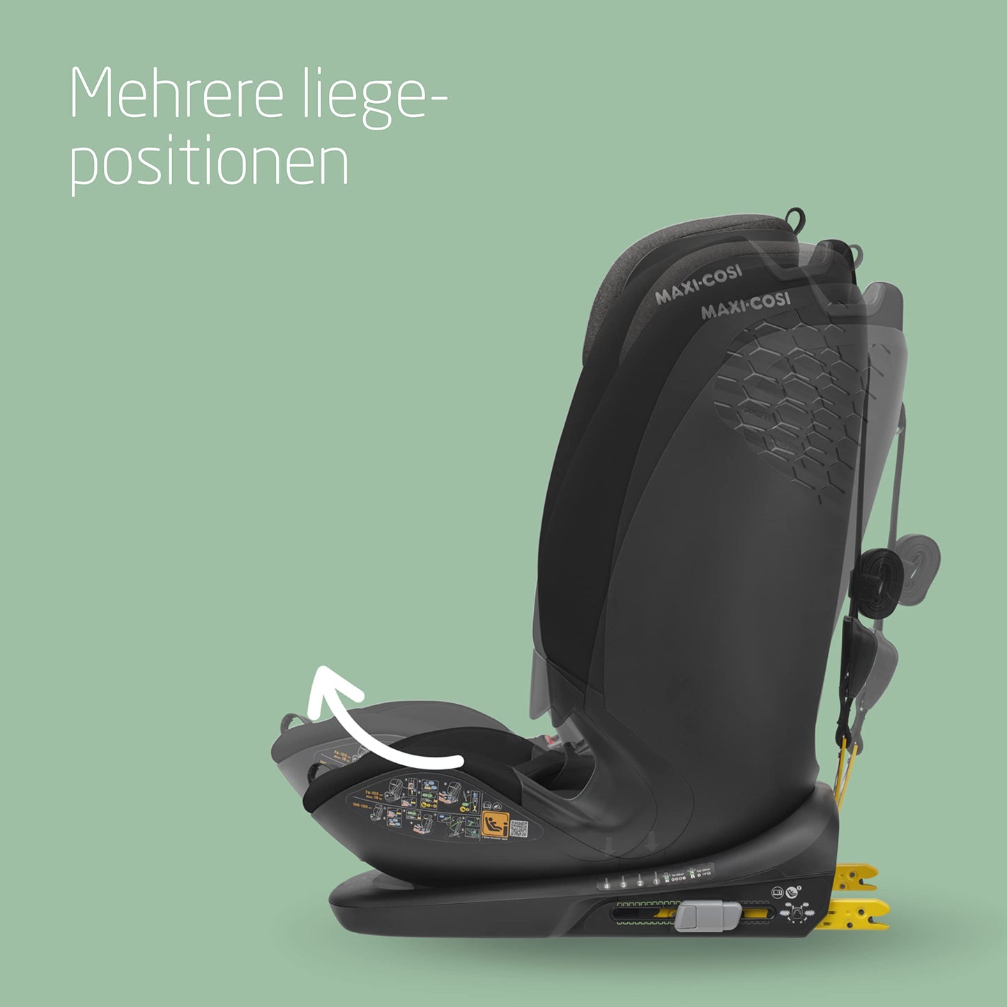 Maxi-Cosi Titan Plus i-Size 76-150cm Mitwachsender Kindersitz Schwarz