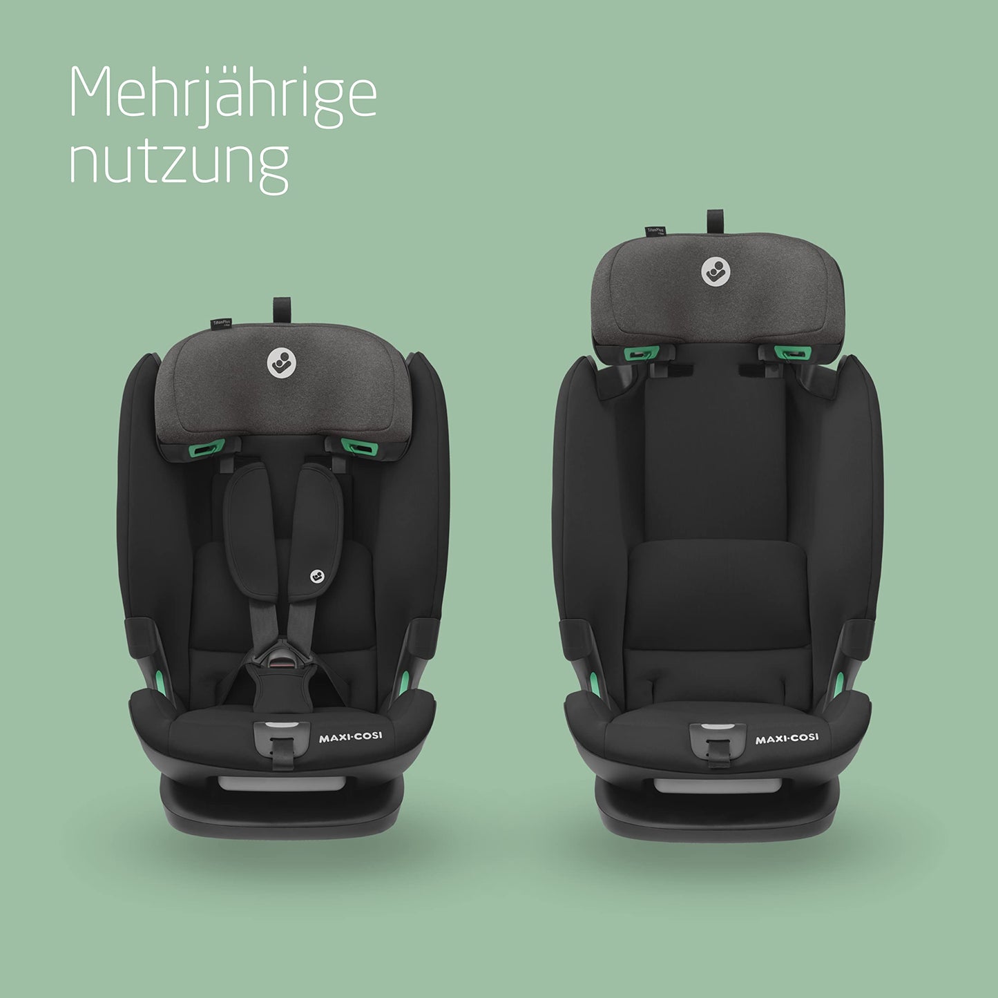 Maxi-Cosi Titan Plus i-Size 76-150cm Mitwachsender Kindersitz Schwarz