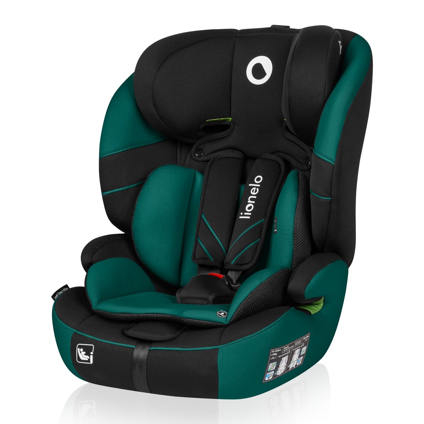 Lionelo LEVI ONE i-Size 76-150cm Kindersitz Gruppe 1/2/3 Grau